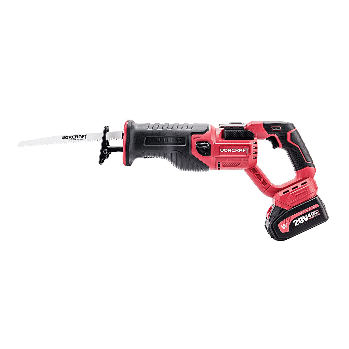 WorCraft 20V Cordless Reciprocating Saw — 3000 SPM Demolition Saw Overview | CSS-S20Li