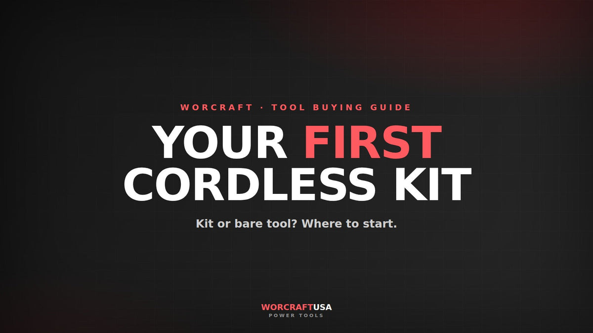 Choosing your first Worcraft cordless tool combo kit