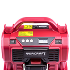 Top view of worcraft cordless inflator