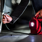 Worcraft cordless tire inflator with light inflating car tire