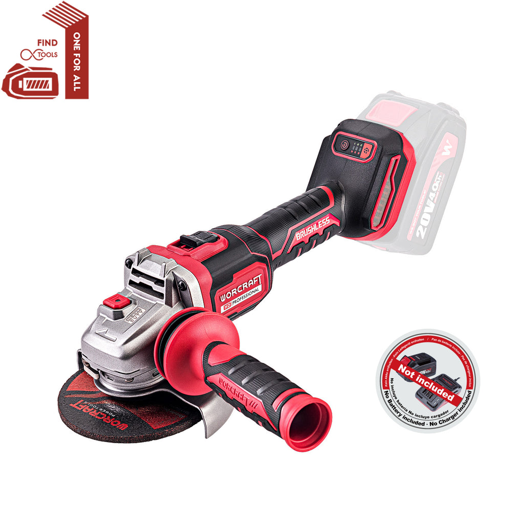 Worcraft Angle Grinder with handle