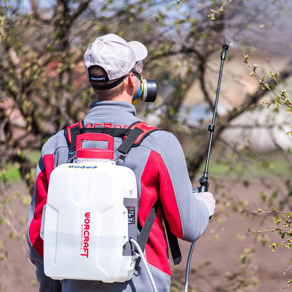 WorCraft 20V Cordless Backpack Sprayer — 3-Gallon, Tool Only