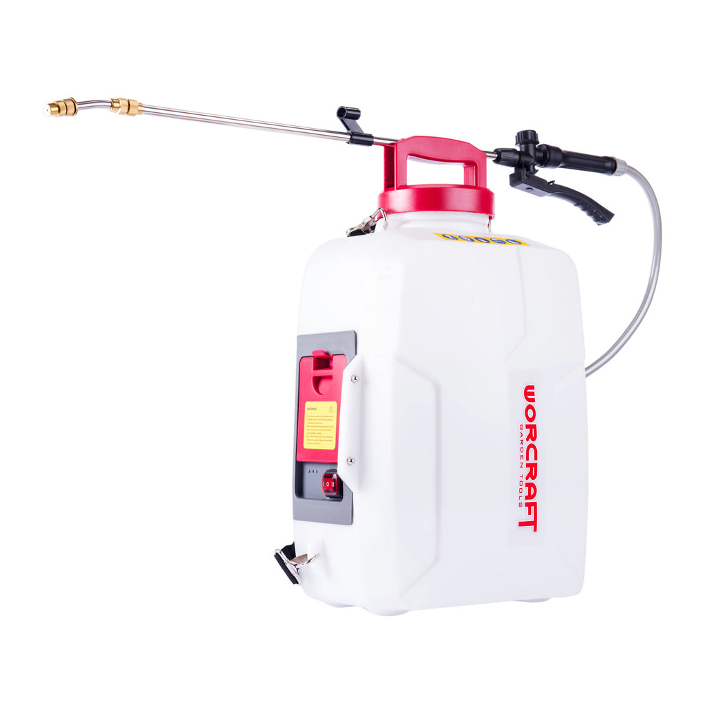 WorCraft 20V Cordless Backpack Sprayer — 3-Gallon, Tool Only