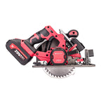 WorCraft 20V Brushless Circular Saw — 6-1/2 in, Tool Only