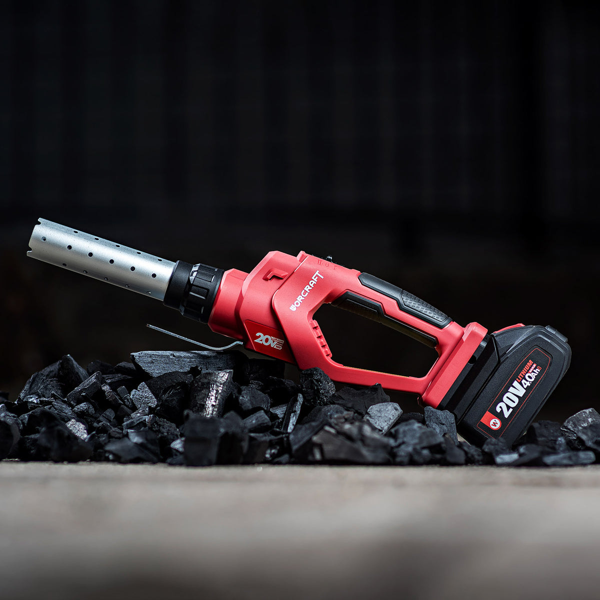 20v Battery Worcraft cordless charcoal starter