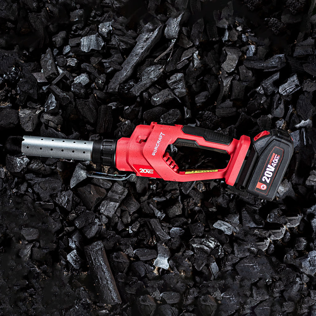 Worcraft fire starter with 20V Li battery