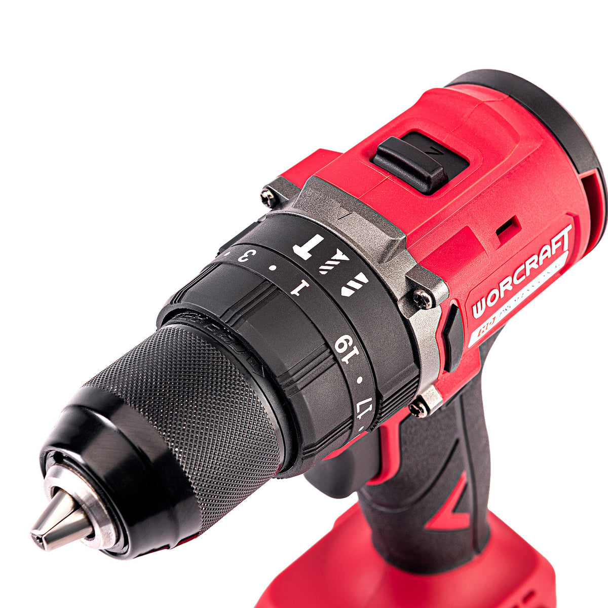 WorCraft 20V Brushless Hammer Drill — 3/8 in or 1/2 in Chuck