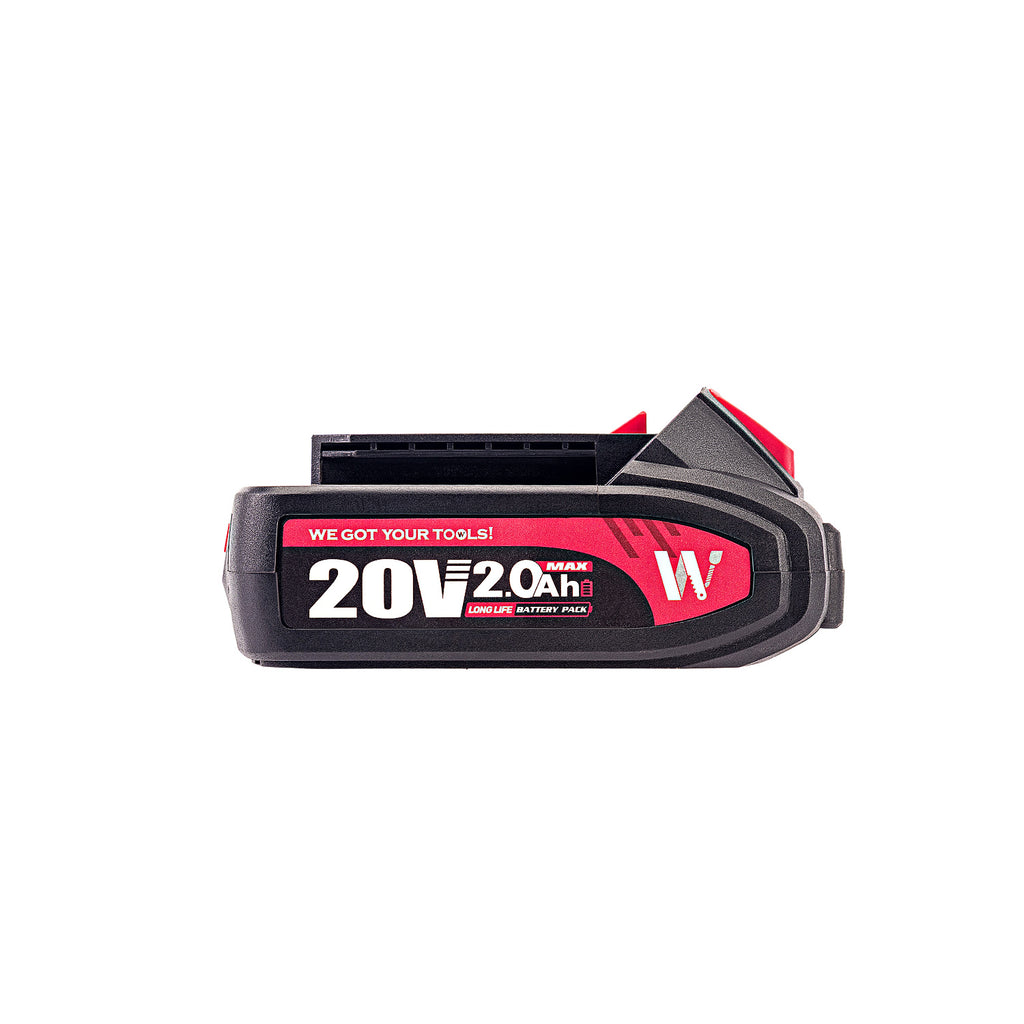 WorCraft 20V 2.0Ah Battery Pack — ONE FOR ALL