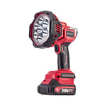 WorCraft 20V Cordless LED Spotlight — 2,500 Lumen, 500m Beam