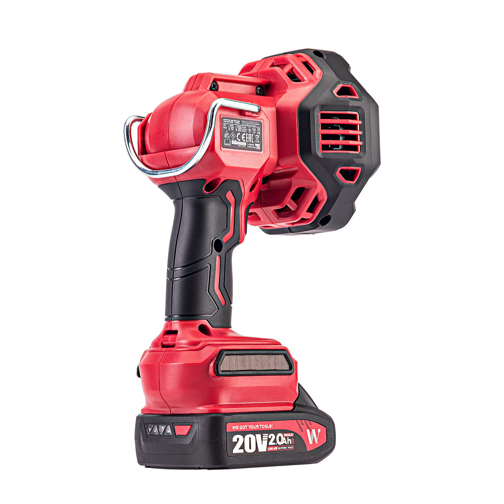 WorCraft 20V Cordless LED Spotlight — 2,500 Lumen, 500m Beam