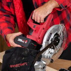 WorCraft 20V Cordless Sliding Miter Saw — 7-1/4 in, Tool Only