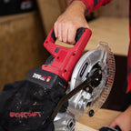 WorCraft 20V Cordless Sliding Miter Saw — 7-1/4 in, Tool Only