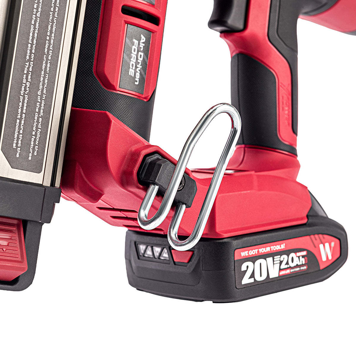WorCraft 20V Cordless Brad Nailer & Stapler — 2-in-1, Tool Only