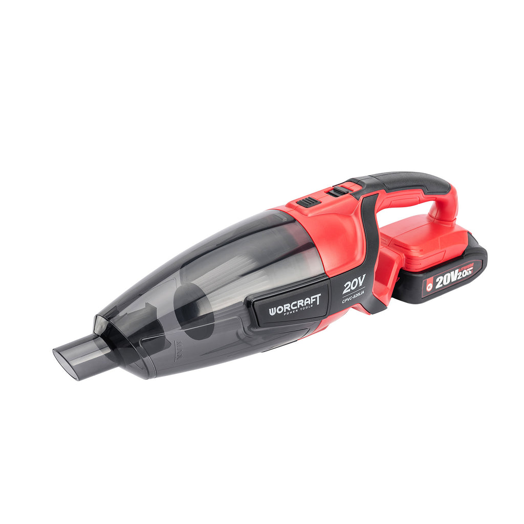 WorCraft 20V Cordless Handheld Vacuum — HEPA, Tool Only