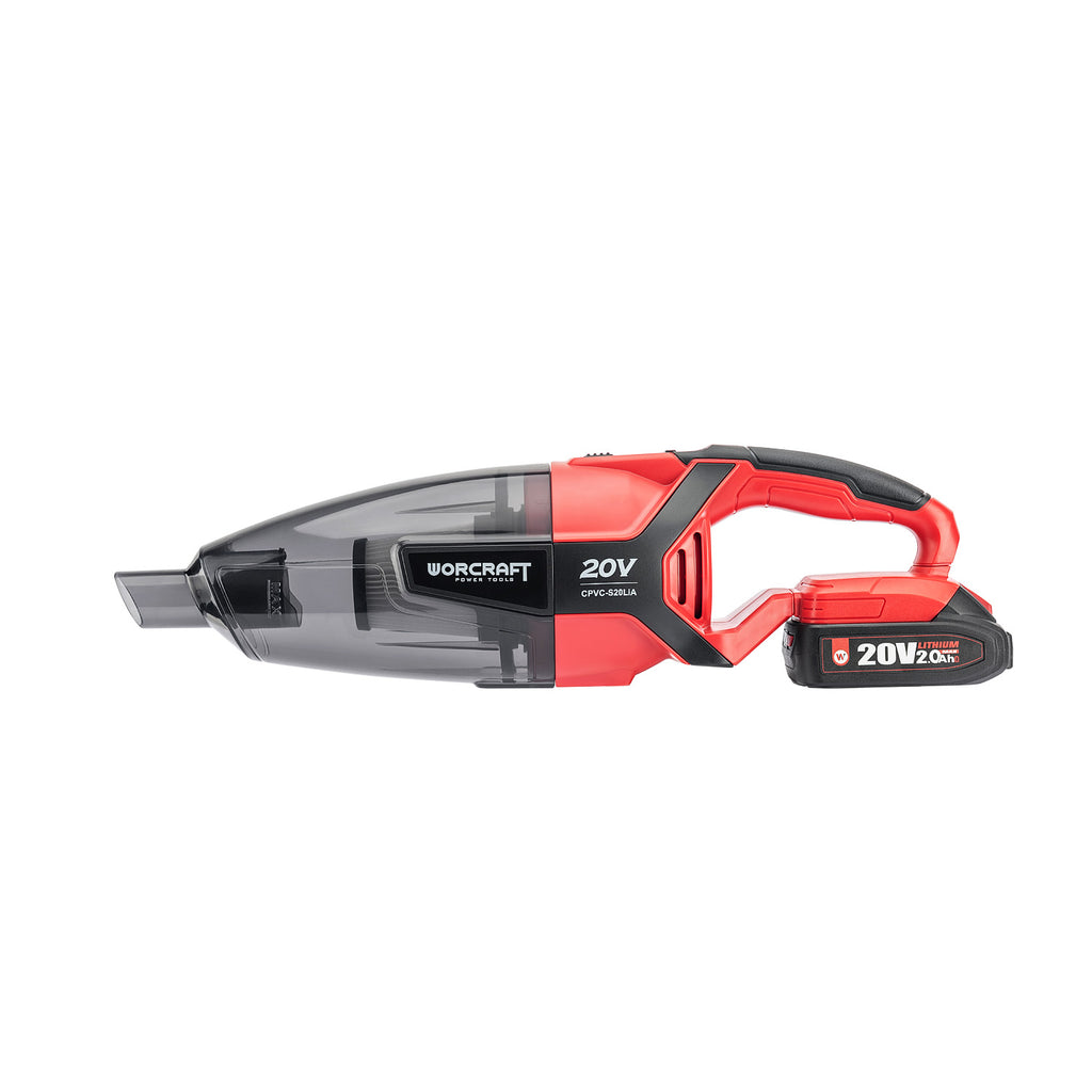 WorCraft 20V Cordless Handheld Vacuum — HEPA, Tool Only