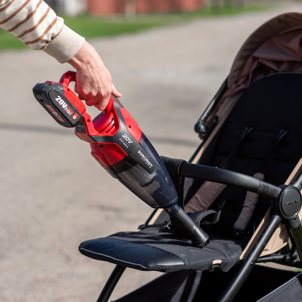 WorCraft 20V Cordless Handheld Vacuum — HEPA, Tool Only