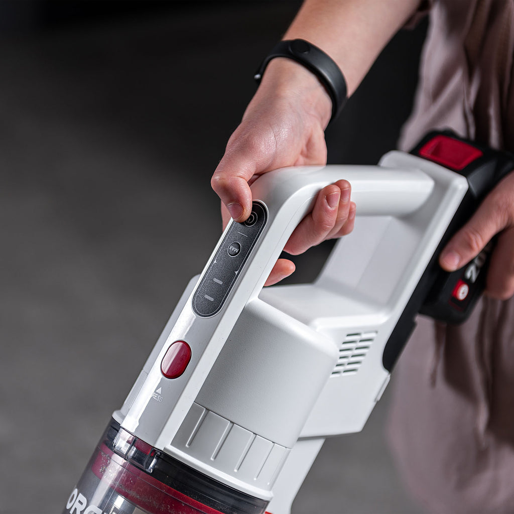 WorCraft 20V Cordless Stick Vacuum — 20kPa, 1.2L, Tool Only