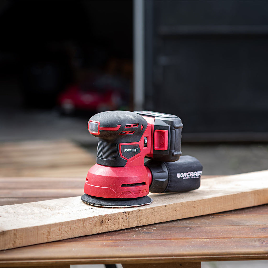 WorCraft 20V Cordless Random Orbital Sander — 5 in, Tool Only