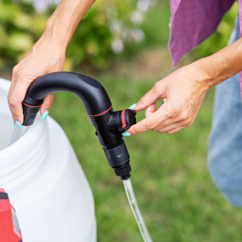 WorCraft 20V Cordless Rain Barrel Pump — Garden Irrigation