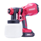 WorCraft 20V Cordless Paint Sprayer — HVLP Spray Gun, Tool Only